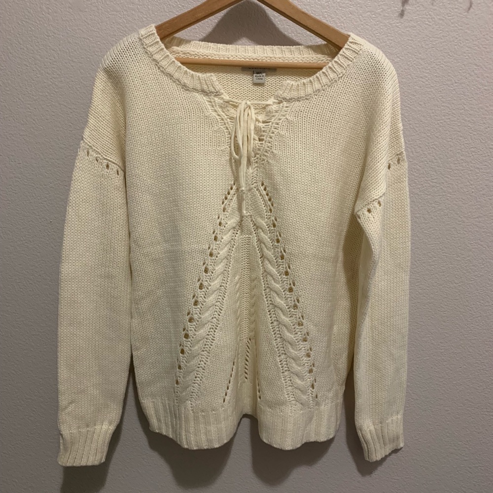 Oversized Creme Sweater